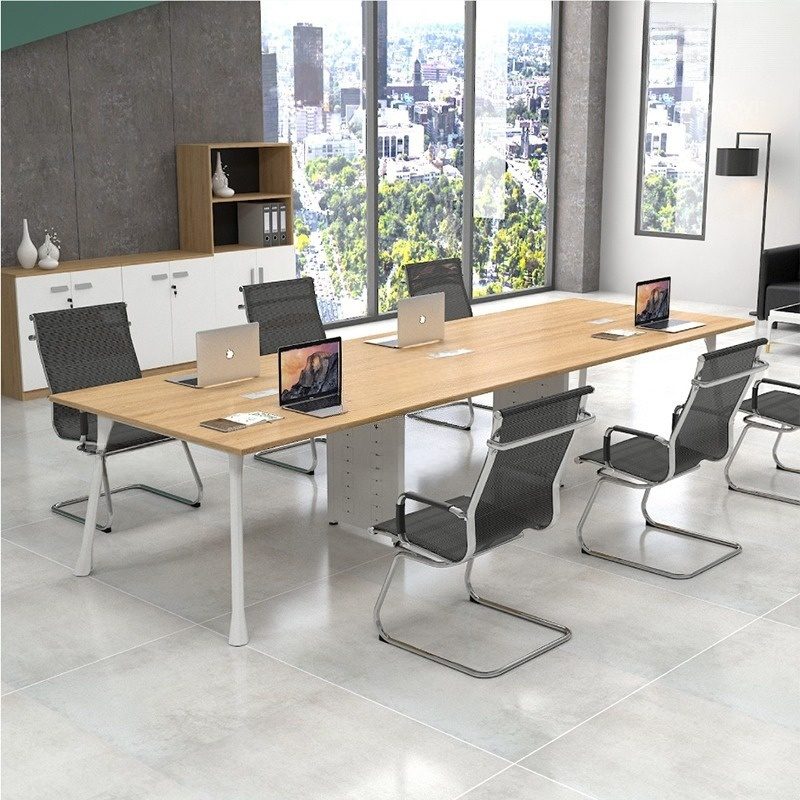 Bàn Họp Văn Phòng Chân Sắt 3m6 MT35118