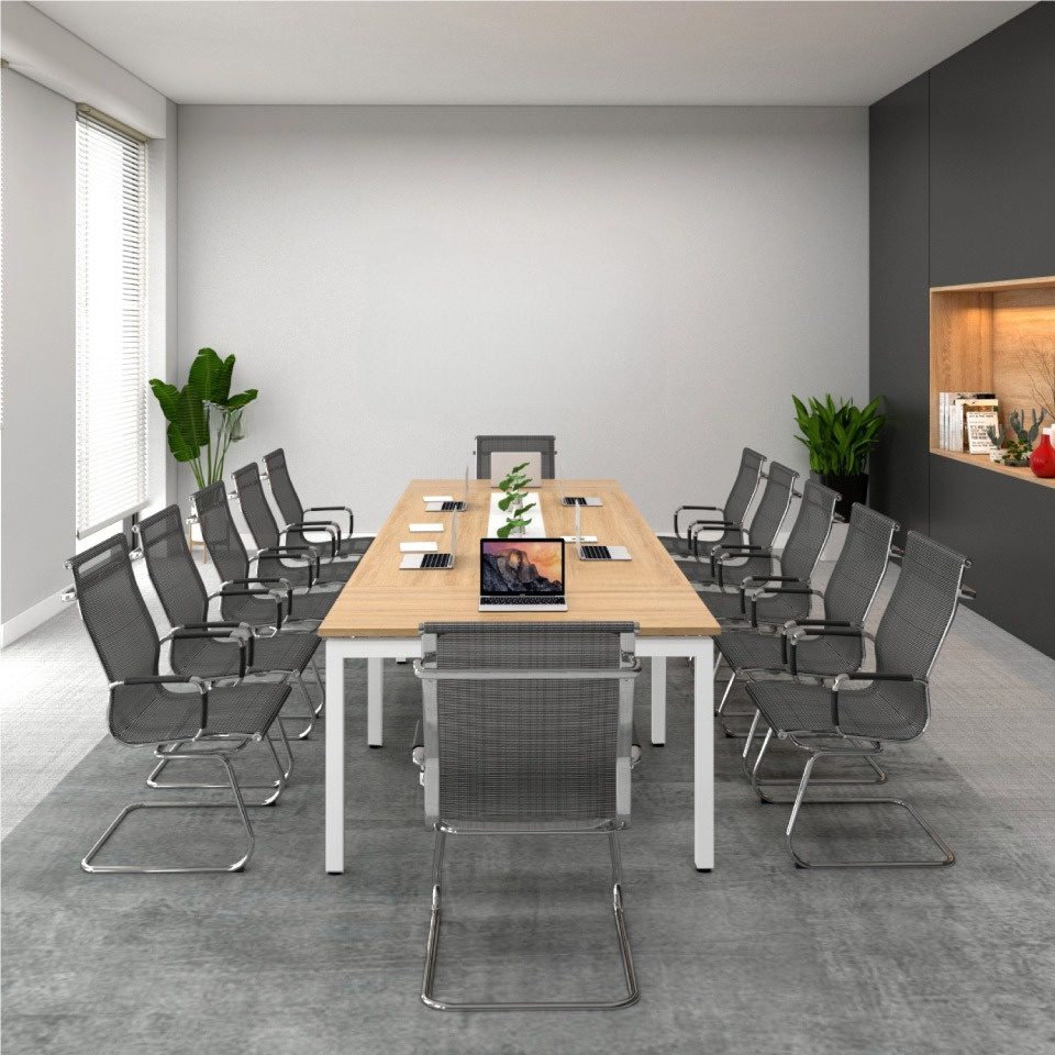 Bàn họp hiện đại 3m6 MT35408 Góc nhìn chi tiết bàn họp MT35408