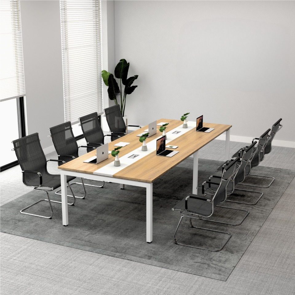 Bàn họp hiện đại 3m6 MT35400 Bàn họp hiện đại 3m6 MT35400 - góc nhìn chi tiết - aneto.vn