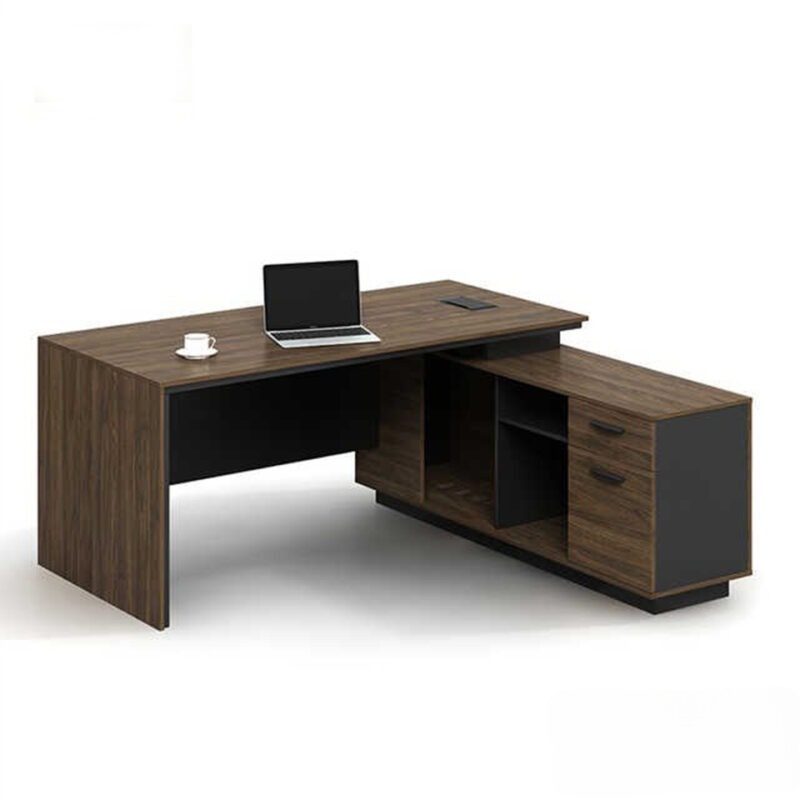 Bàn Giám Đốc Mặt Gỗ Laminate Cao Cấp PD35664