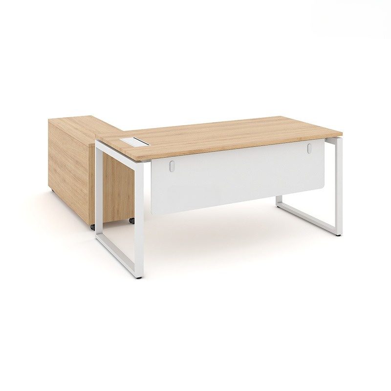 Bàn Làm Việc Giám Đốc Chân Sắt Cao Cấp Erid U 1,6m