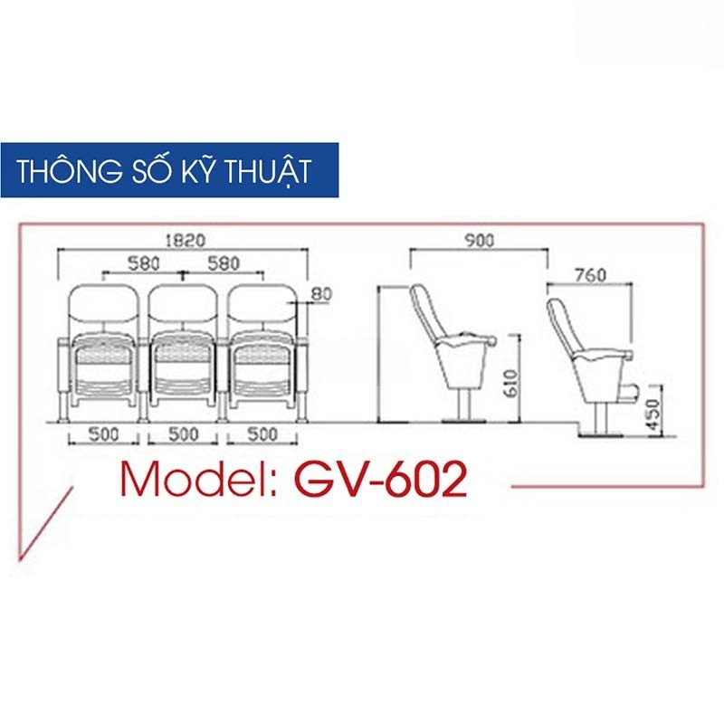 Ghế rạp chiếu phim ANETO CM36246 Ghế rạp chiếu phim ANETO CM36246