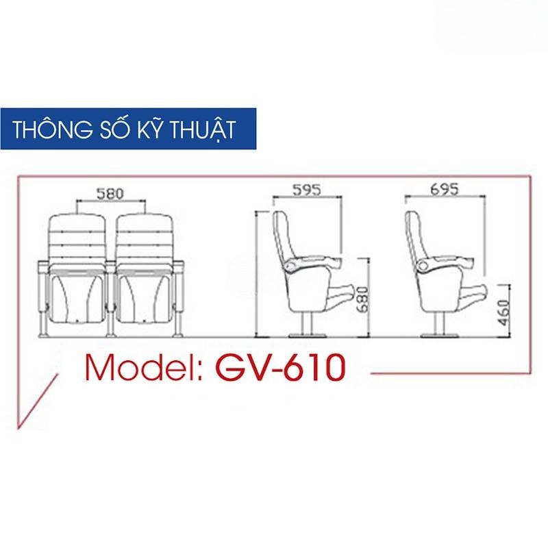 Ghế rạp chiếu phim cao cấp CM36226