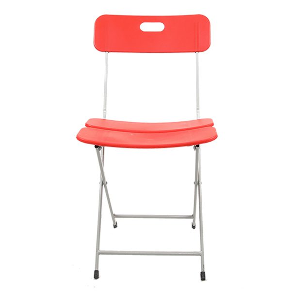 Ghế gấp văn phòng nan nhựa màu đỏ FC36431