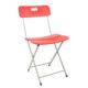 Ghế gấp văn phòng nan nhựa màu đỏ FC36431