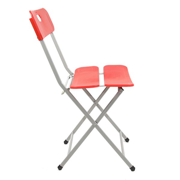 Ghế gấp văn phòng nan nhựa màu đỏ FC36431