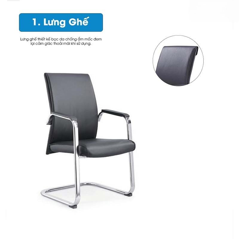 Ghế chân quỳ da cao cấp KQ36719