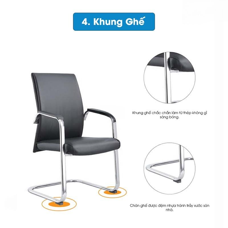 Ghế chân quỳ da cao cấp KQ36719
