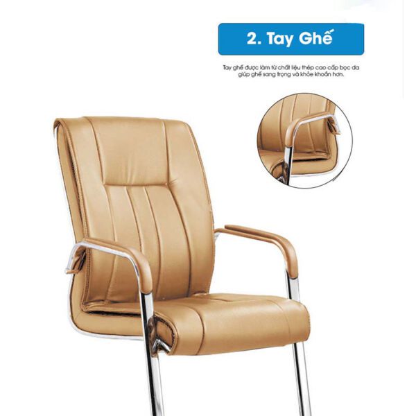 Ghế Chân Quỳ Bọc Da Cao Cấp KQ37047