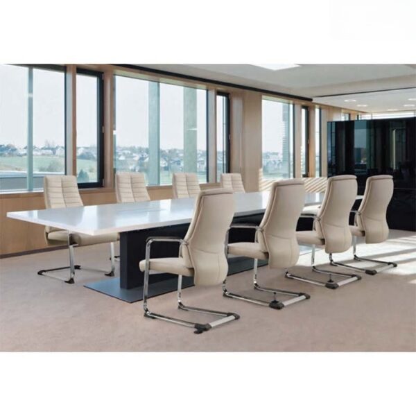 Ghế văn phòng chân quỳ bọc da cao cấp KQ36977