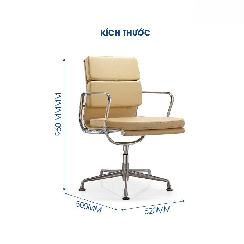 Ghế Văn Phòng Xoay Da Cao Cấp LO37106