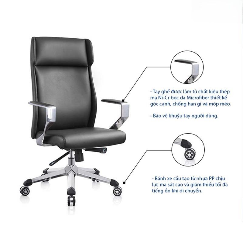 Ghế xoay da văn phòng cao cấp LO37162
