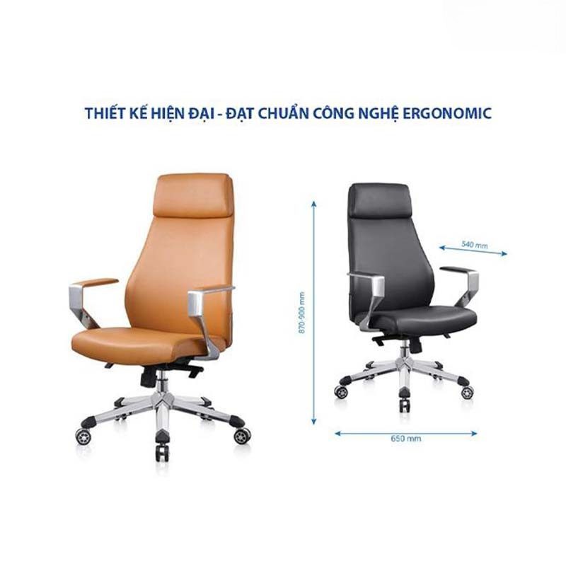 Ghế Văn Phòng Xoay Da Cao Cấp LO37156