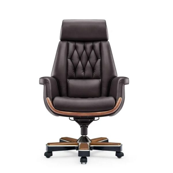 Ghế giám đốc bọc da Ý sang trọng LD37427 Ghế giám đốc bọc da Ý sang trọng LD37427