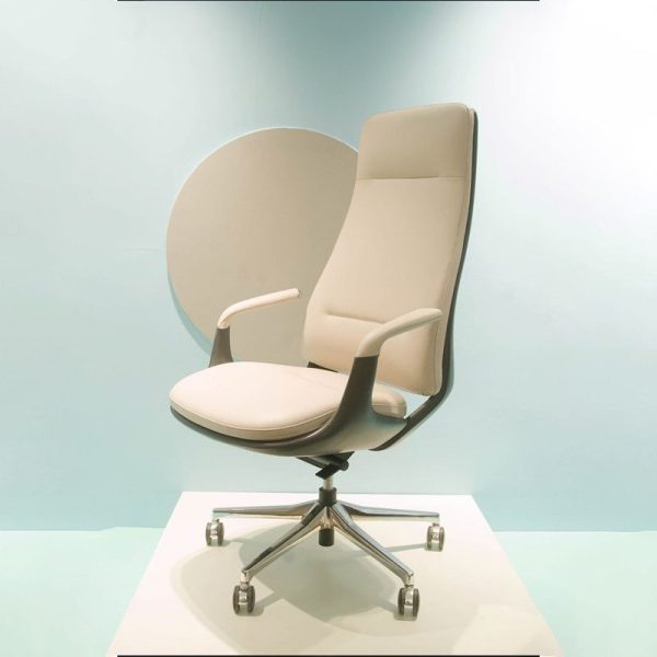 Ghế giám đốc bọc da Ý thời thượng ANETO LD37422