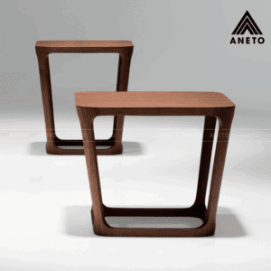 Bàn Cà Phê Gỗ Óc Chó Curio Hiện Đại BC38448