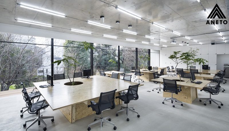 Top 10 xu hướng thiết kế nội thất văn phòng không gian mở