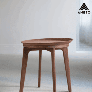 Bàn Cà Phê Gỗ Óc Chó Curio Hiện Đại BC38448