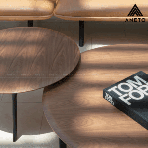 Bàn Cafe Gỗ Óc Chó Area SKU: BC38306