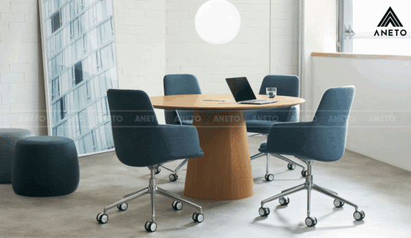 Bàn Họp Gỗ Cao Cấp Anza