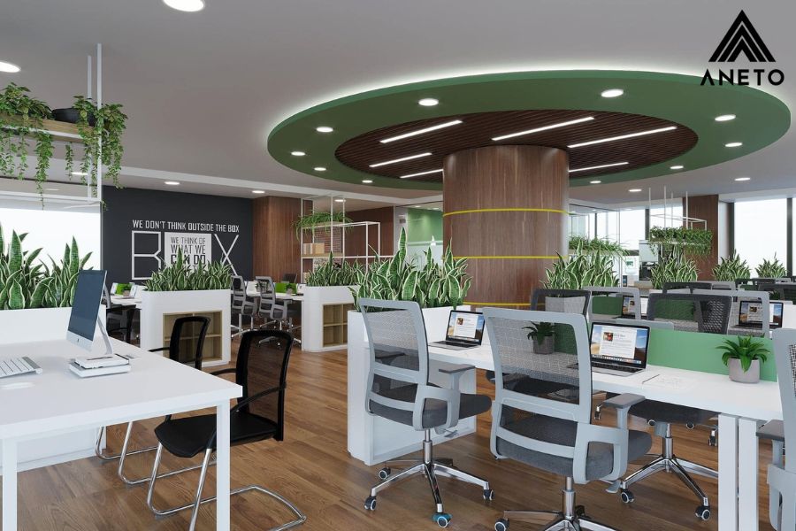 Tổng hợp thiết kế nội thất văn phòng không gian mở sáng tạo Tổng hợp thiết kế nội thất văn phòng không gian mở sáng tạo