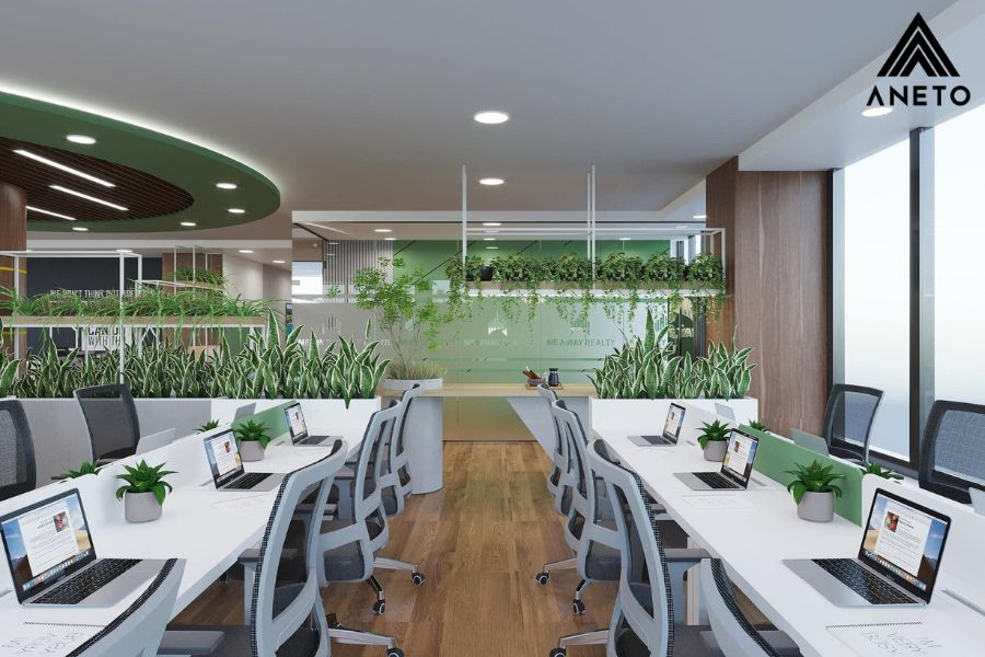 Tổng hợp thiết kế nội thất văn phòng không gian mở sáng tạo Tổng hợp thiết kế nội thất văn phòng không gian mở sáng tạo