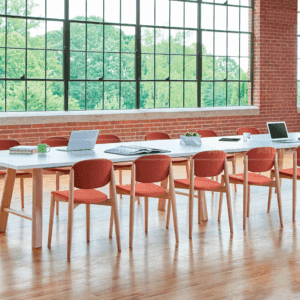 Bàn Họp Gỗ Cao Cấp BluePrint Frame