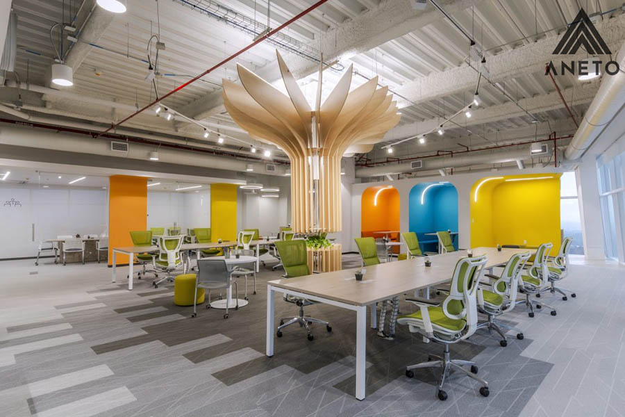 Thiết kế văn phòng làm việc mang tính nghệ thuật Thiết kế văn phòng làm việc mang tính nghệ thuật