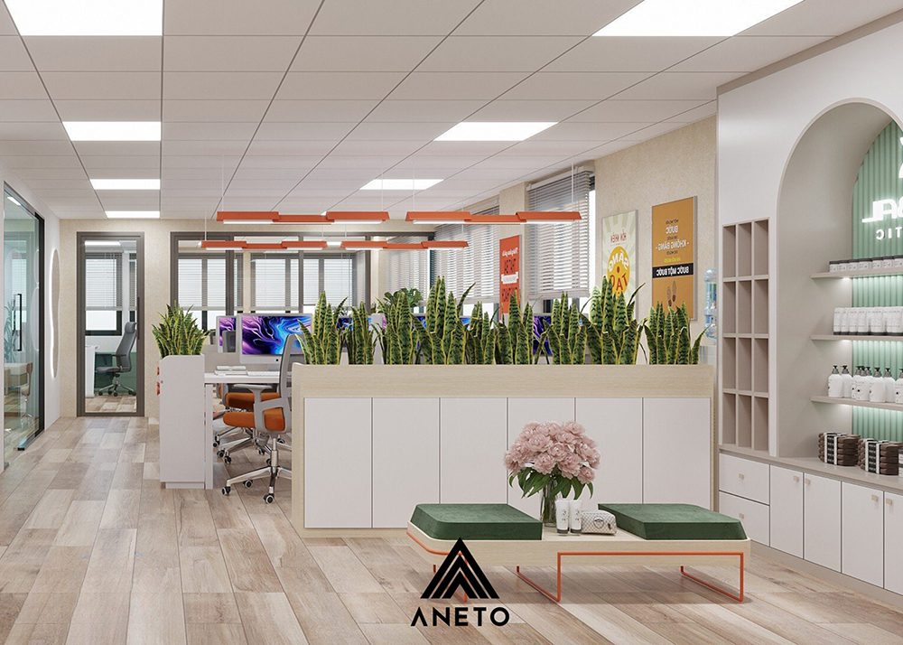 Ý tưởng thiết kế để tạo ra một văn phòng xanh và thư giãn