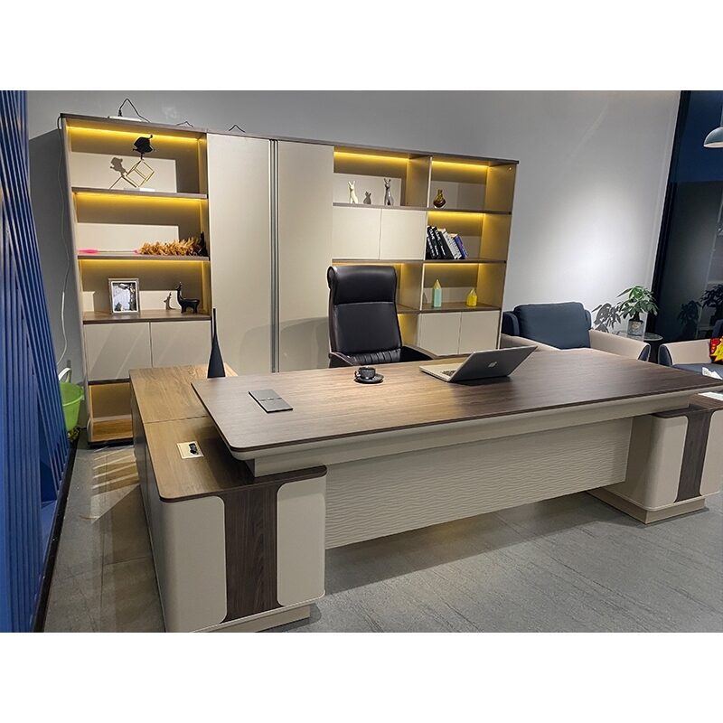 Bàn giám đốc gỗ công nghiệp chữ L Bàn giám đốc gỗ công nghiệp chữ L