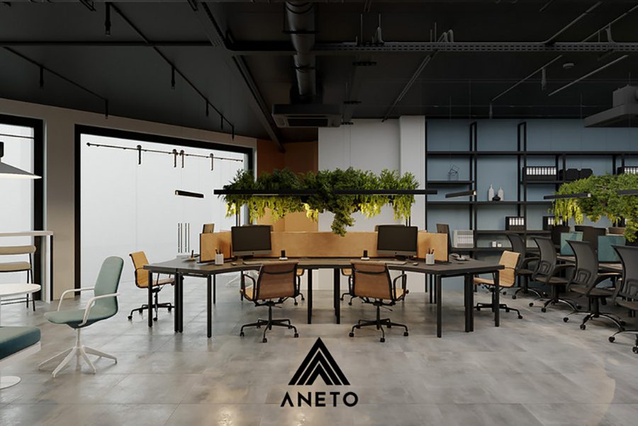 Thiết kế văn phòng bất động sản uy tín chất lượng