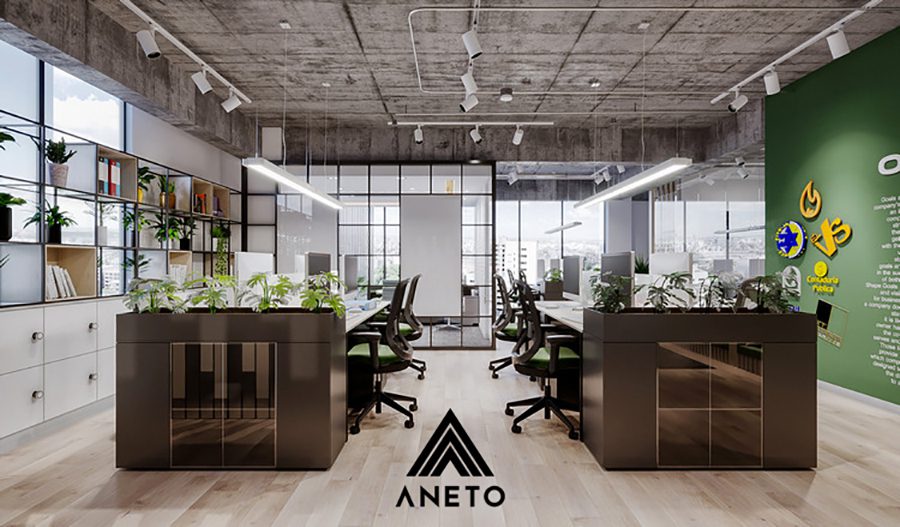 Thiết kế văn phòng bất động sản uy tín chất lượng