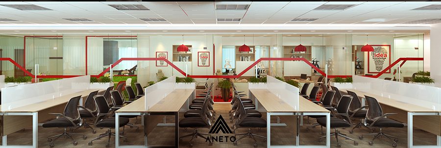 Thiết kế cải tạo nội thất văn phòng Green park