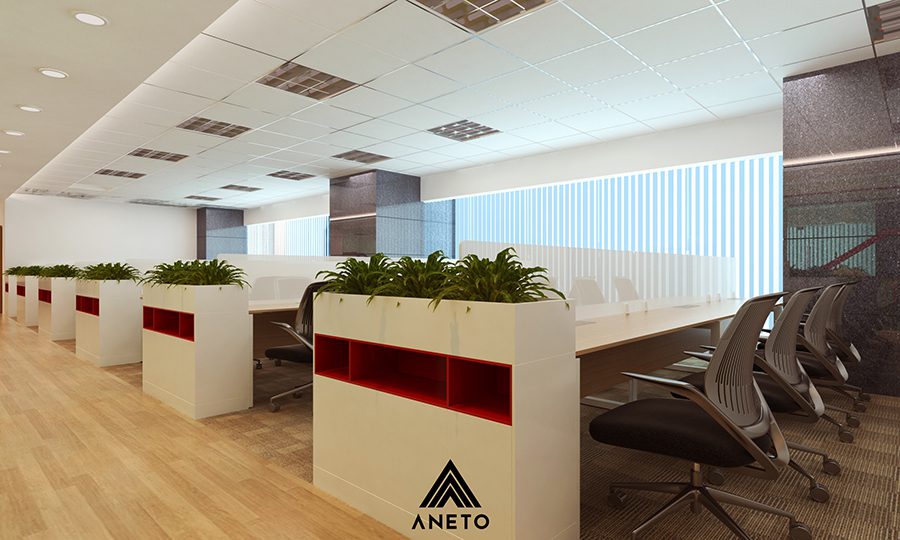 Thiết kế cải tạo nội thất văn phòng Green park