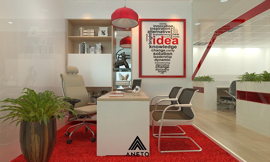 Thiết kế cải tạo nội thất văn phòng Green park