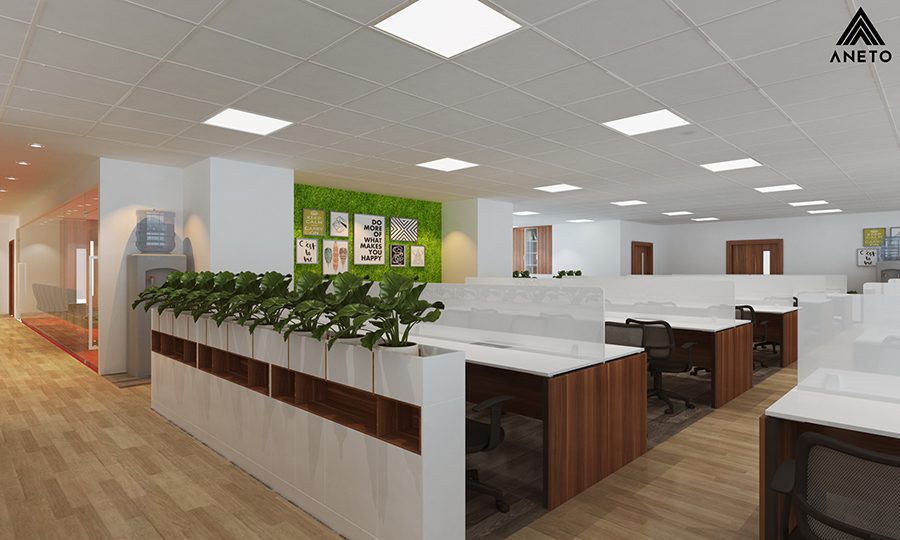 Thiết kế cải tạo nội thất văn phòng TTC tòa nhà RICHY