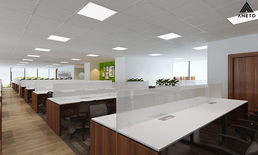 Thiết kế cải tạo nội thất văn phòng TTC tòa nhà RICHY