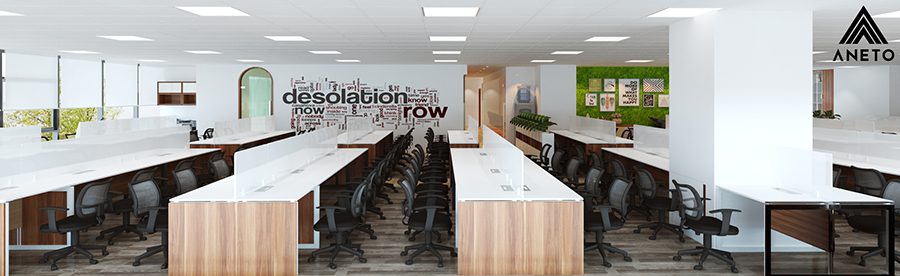 Thiết kế cải tạo nội thất văn phòng TTC tòa nhà RICHY