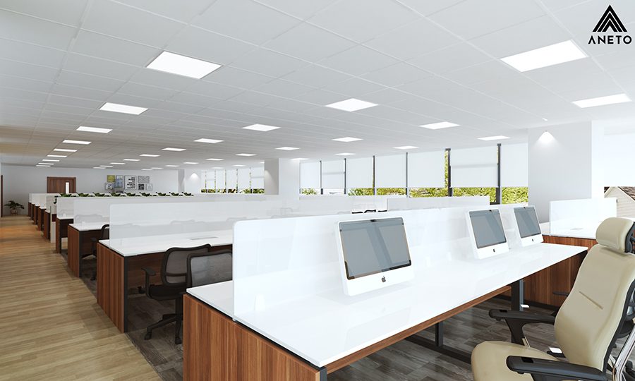 Thiết kế cải tạo nội thất văn phòng TTC tòa nhà RICHY