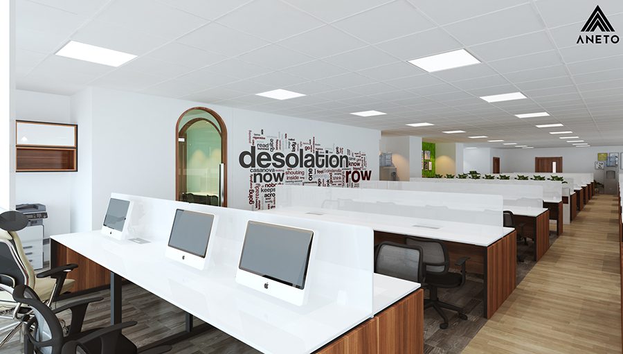 Thiết kế cải tạo nội thất văn phòng TTC tòa nhà RICHY