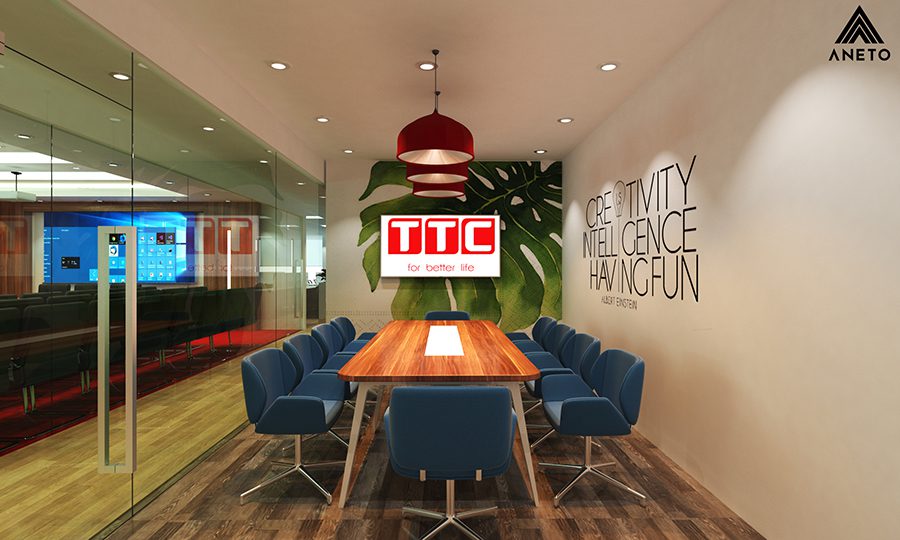 Thiết kế cải tạo nội thất văn phòng TTC tòa nhà RICHY