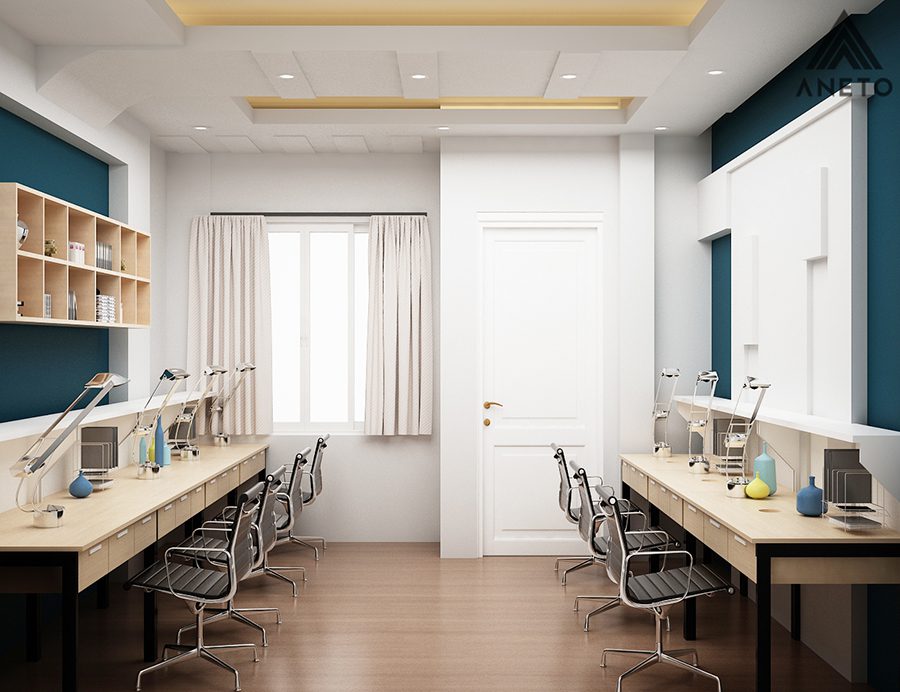Thiết kế văn phòng diện tích 100m2 tối ưu không gian Thiết kế văn phòng diện tích 100m2 tối ưu không gian