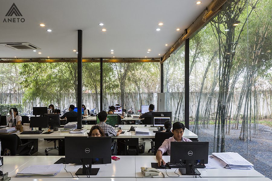 Thiết kế văn phòng cho công ty kiến trúc đẹp lạ Thiết kế văn phòng cho công ty kiến trúc đẹp lạ