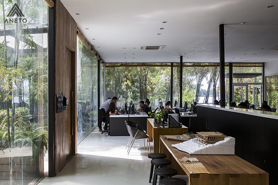 Thiết kế văn phòng cho công ty kiến trúc đẹp lạ Thiết kế văn phòng cho công ty kiến trúc đẹp lạ