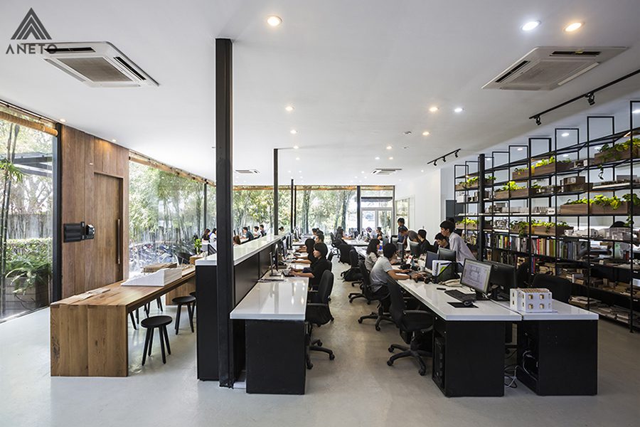 Thiết kế văn phòng cho công ty kiến trúc đẹp lạ Thiết kế văn phòng cho công ty kiến trúc đẹp lạ