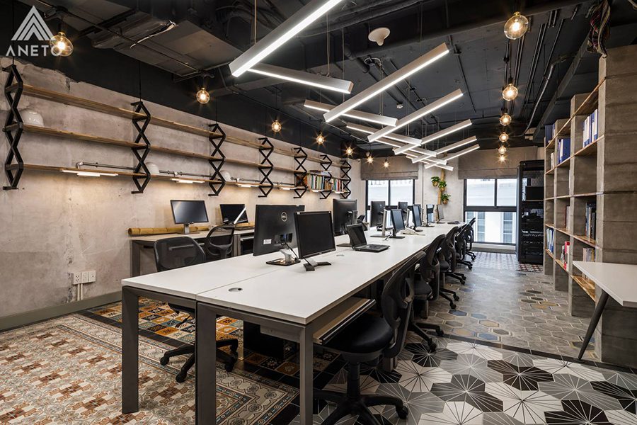 Thiết kế văn phòng cho công ty kiến trúc đẹp lạ Thiết kế văn phòng cho công ty kiến trúc đẹp lạ