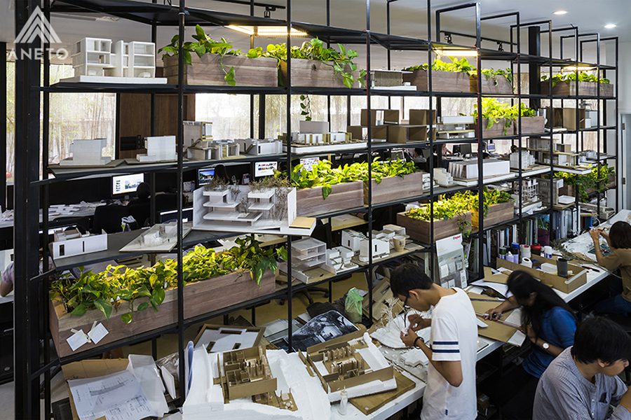 Thiết kế văn phòng cho công ty kiến trúc đẹp lạ Thiết kế văn phòng cho công ty kiến trúc đẹp lạ