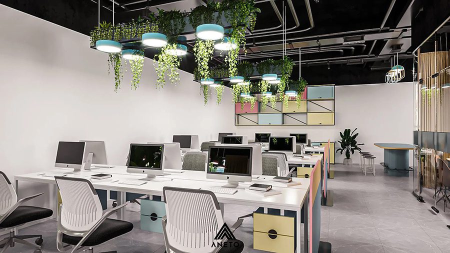 Cách thiết kế văn phòng 70m2 ấn tượng và đẹp Cách thiết kế văn phòng 70m2 ấn tượng và đẹp
