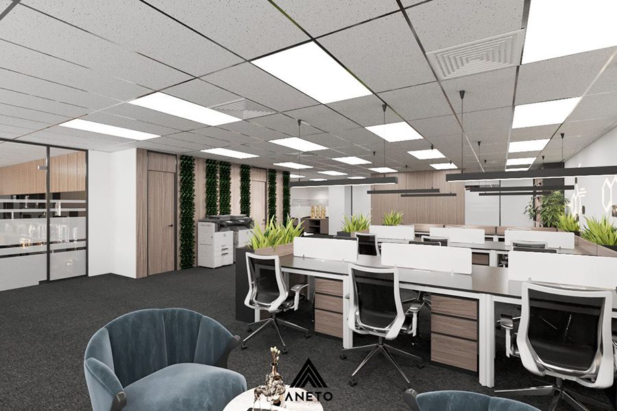 Cách thiết kế văn phòng 70m2 ấn tượng và đẹp Cách thiết kế văn phòng 70m2 ấn tượng và đẹp
