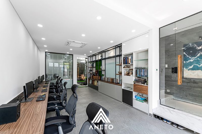 Văn phòng nhà ống sự kết hợp giữa chức năng và thẩm mỹ